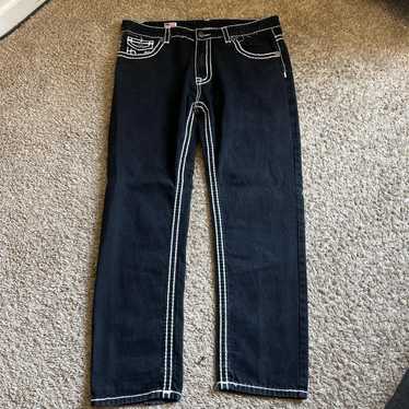 USA TRUE RELIGION disco joey ブラックデニム 希少 True religion 