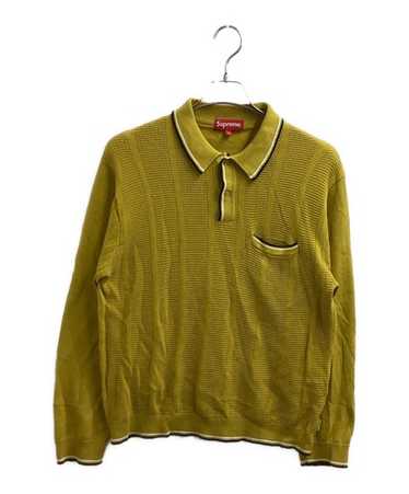 Supreme  STRIPE RIB L/S KNIT POLO ニットポロ Supreme Stripe Rib L S Knit Polo (FW19) - $138
