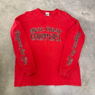 トップス 00s WEST COAST CHOPPERS vintage Vintage Y2K 2000s West Coast Choppers Jesse Who Long | Depop