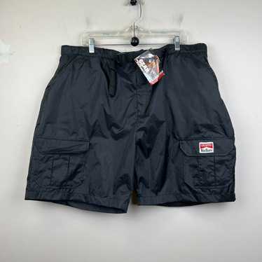 00svintageマルボロMarlboro カーゴショーツ　ブラック Men's Vintage 90's Marlboro Unlimited Black Ripstop Cargo