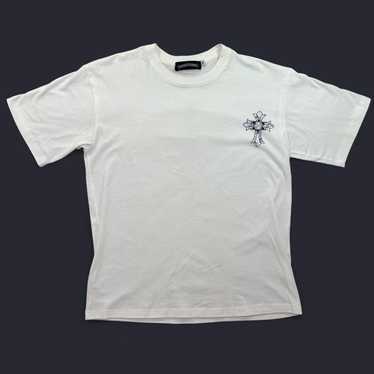 ★人気★【Chrome Hearts】★スクリプトTシャツ WHIT.E★ クロムハーツ レディース スクリプト ロゴ クロップド ショート
