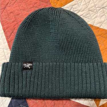 帽子 arc'teryx knit cap ARCTERYX Vintage Black Wool Knit Beanie Hat Skull Cap Mens