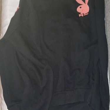 90s PLAYBOY ベロアスウェット archive y2k ヴィンテージ Vintage Y2K Playboy Bunny Black Ribbed Tank - 90s Playboy