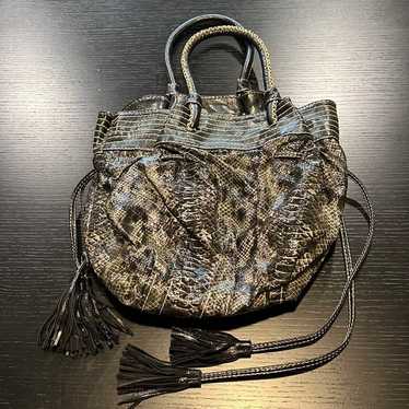 Nwot Red By Marc Ecko Python Shoulder Bag - image 1