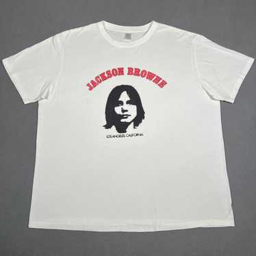 レア Jackson Browne Benefit Concert Tシャツ Jackson Browne Music Tour Shirt, Jackson Browne World Tour