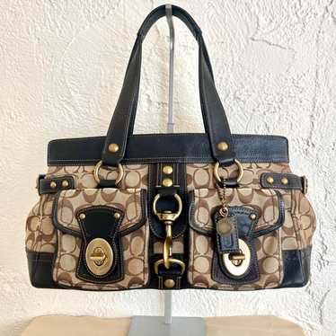 バッグ COACH 65th Anniversary Legacy hand bag Vintage Coach Legacy 65th Anniversary Satchel Handbag - Etsy