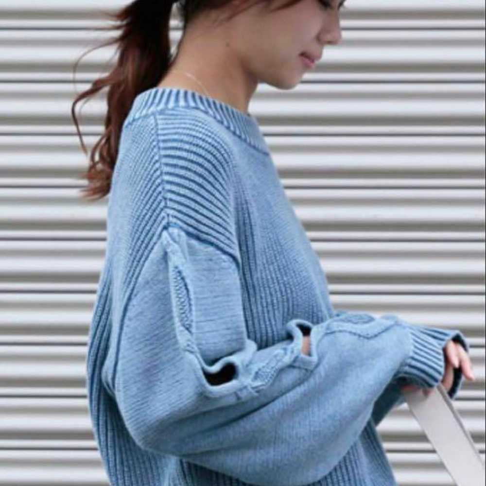 Ameri VINTAGE OPEN CABLE KNIT Ameri Knit - image 2