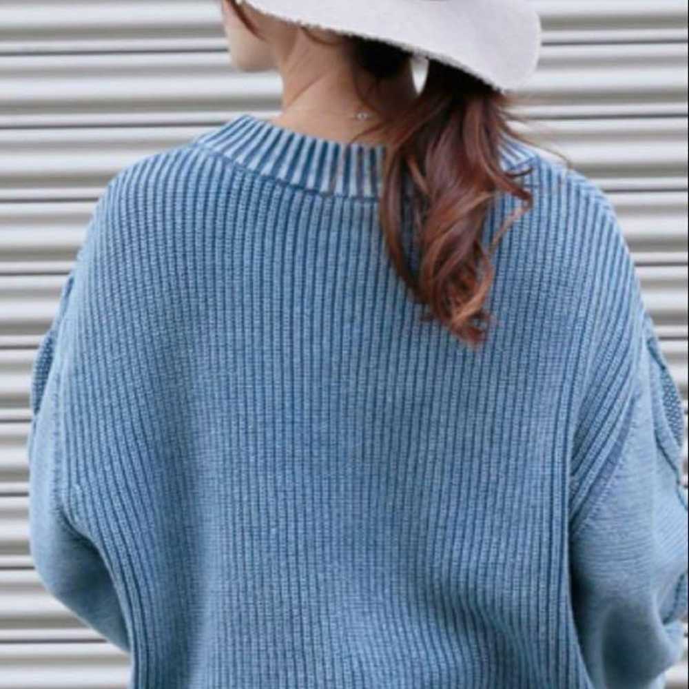 Ameri VINTAGE OPEN CABLE KNIT Ameri Knit - image 3