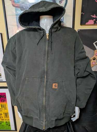Vtg carhartt hooded work - Gem