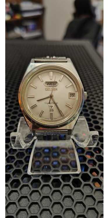 CITIZEN CRYSTAL SEVEN 23jewels メンズ腕時計 Vintage Citizen crystal Seven Automatic President Style Men