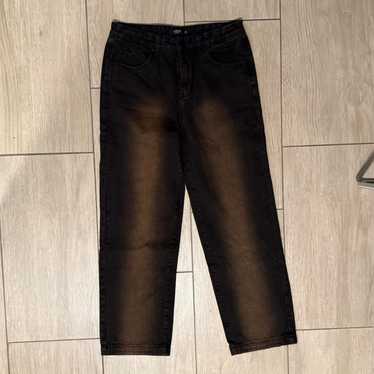 Jaded London ローライズ ダークデニム W30 フレイムデザイン Jaded London ローライズ ダークデニム W30 フレイムデザイン