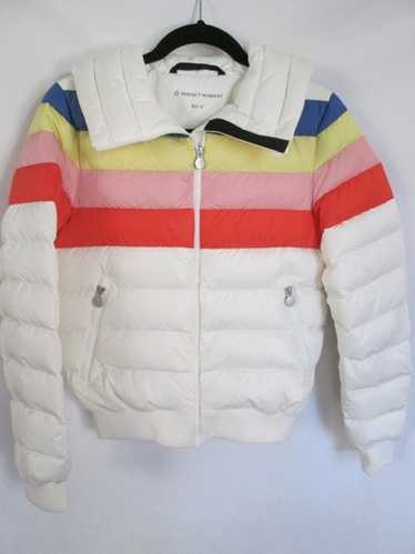 【タイムセール】PERFECT MOMENT スキーウェア Mサイズ ホワイト BOSS - BOSS x Perfect Moment branded ski suit with stripes