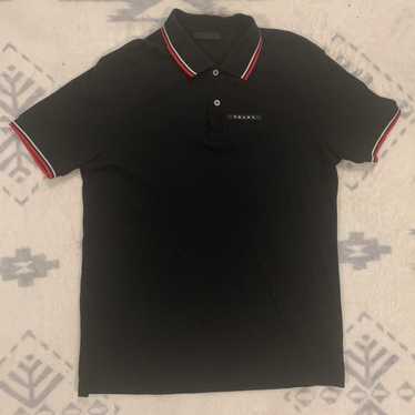 トップス PRADA logo plate polo shirt Prada Logo chest pocket polo shirt | The Fashion Square