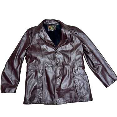 古着 90s USA製 Reed Sportswear　ライダースジャケット Vintage Reed Sportswear Leather Jacket - Etsy