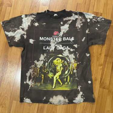 Lady Gaga THE MONSTER BALL TOUR2010 Tシャツ LADY GAGA 2010 the monster ball concert tour shirt sz xl 2