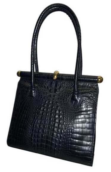 ★DAKS★ DAKS NYLON Black DD Logo Nylon Fabric Tote and Cros Daks london daks tote - Gem