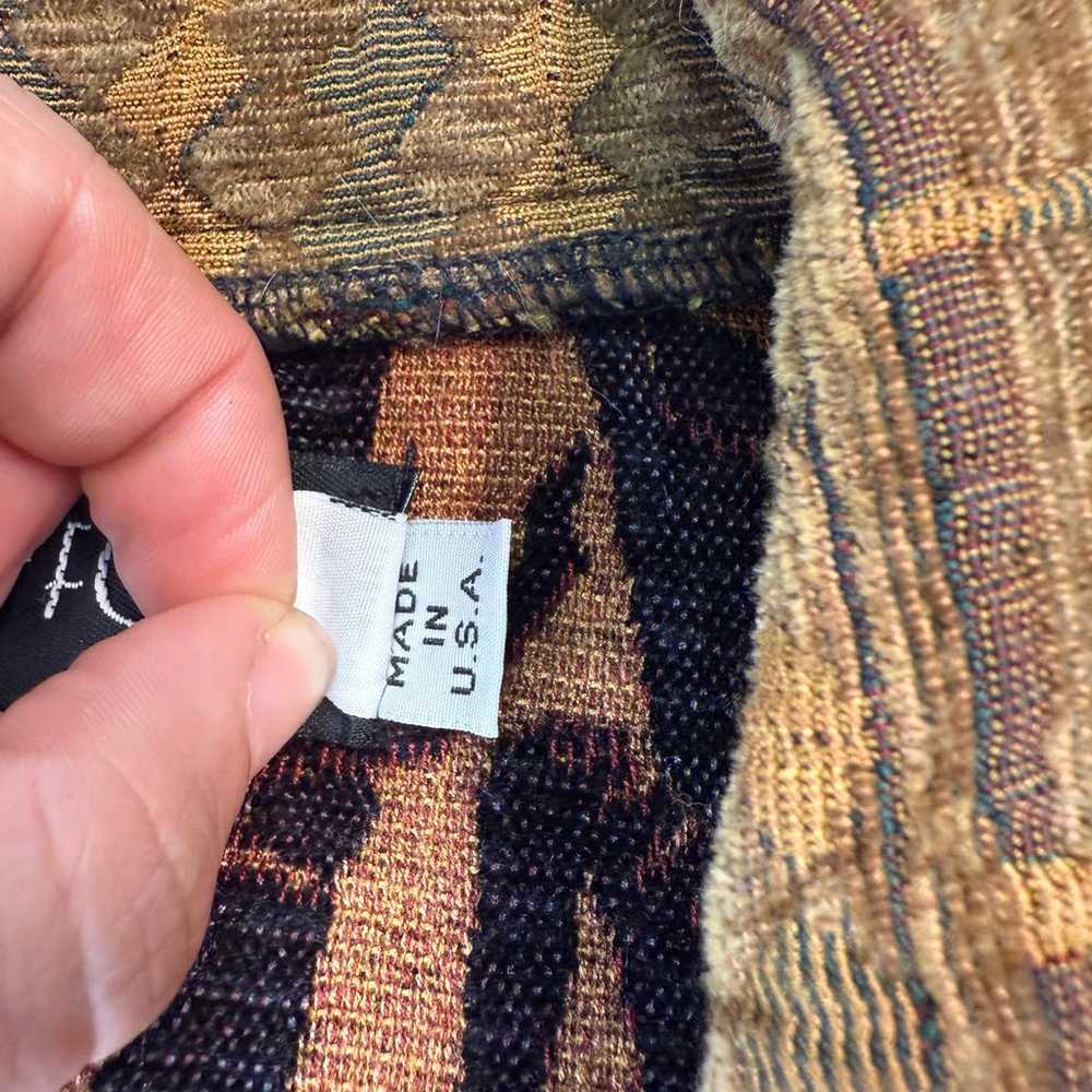 Vintage To Die For Jacket
 XS Egyptian Tapestry B… - image 5