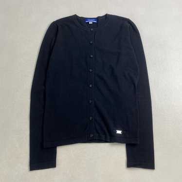 BURBERRY BLUE LABEL 日本製 ロゴ刺繍 ジップ カーディガン Burberry blue label cardigan - Gem