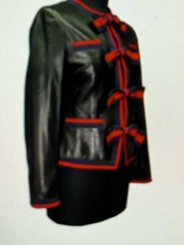 Gucci/leather/tailored/jacket/Vintage❣️ Rare gucci leather jacket - Gem