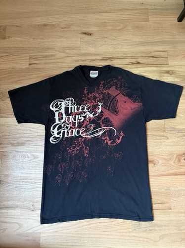 希少 バンtee three days grace Three Days Grace band One-X Unisex Cotton T-shirt All Size S
