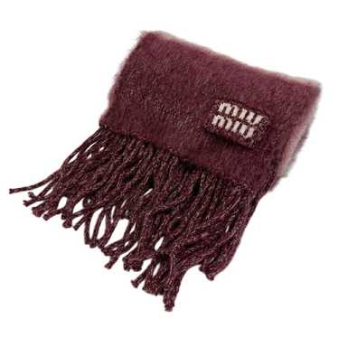【関税無・国内発】 MIU MIU / Cashmere Wool Scarf / マフラー 関税無・国内発】 MIU MIU / Cashmere Wool Scarf / マフラー