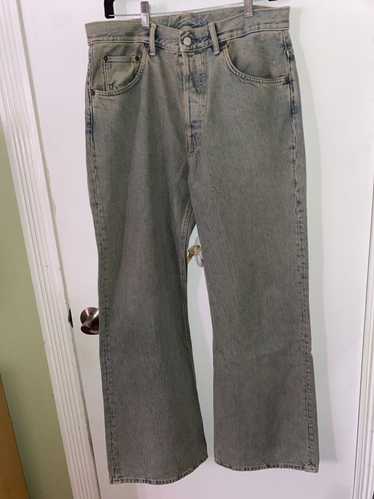 パンツ Acne Studios 2021M delta Acne Studios - Regular fit jeans - 2021M - Blue/beige