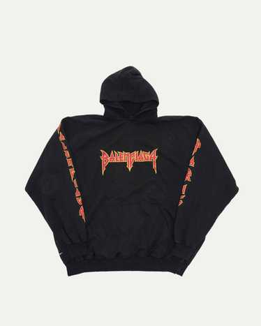 【BALENCIAGA】L BB メタル ロゴ ラウンドフーディ バレンシアガBALENCIAGA METAL LOGO WINDBREAKERメタルロゴ
