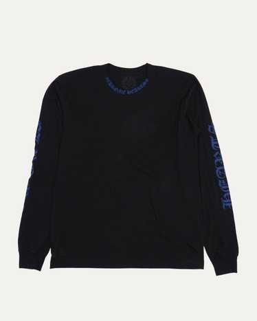 【Chrome Hearts】 Neck Script Logo Long Sleeve T-Shirt Black Chrome Hearts Neck Logo Longsleeve Black – PIECES