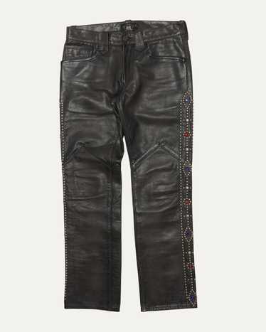 F*ラ様 RRL the studs western leather pants F*ラ様 RRL the studs western leather pants