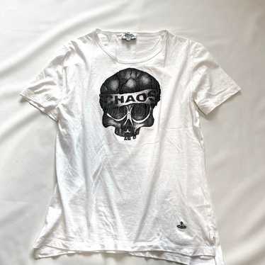 Vivienne Westwood MAN tシャツ ヴィンテージ スカル Vivienne Westwood MAN Skull t-shirt made of many orbs Unisex