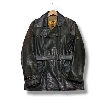 Belstaff BLACKPRINCE ライダースジャケット　Lサイズ　レッド Belstaff Black Prince men's weatherproof coated nylon jacket