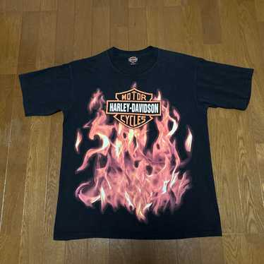 90s) harley davidson flame - Gem