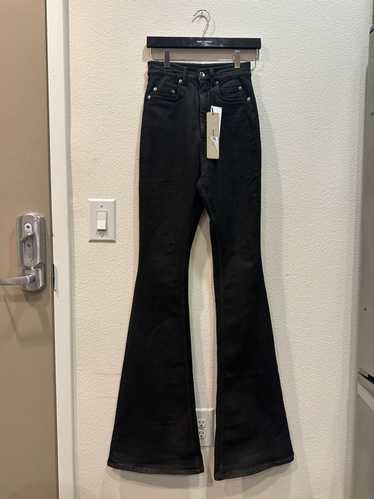bolan似black waxed flare denim opium bolan似black waxed flare denim opium