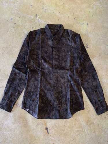 トップス Tornado mart flower pattern shirt emo Tornado mart flower pattern shirt emo