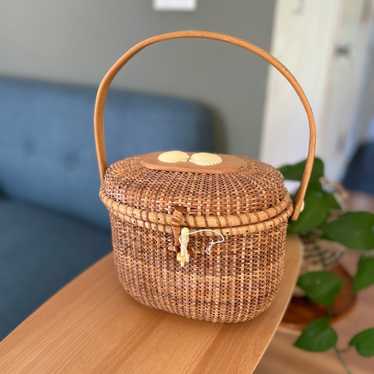 Vintage nantucket basket ナンタケットバスケット　USA Amazon.co.jp: nantucket basket ナンタケットバスケット 楕円型