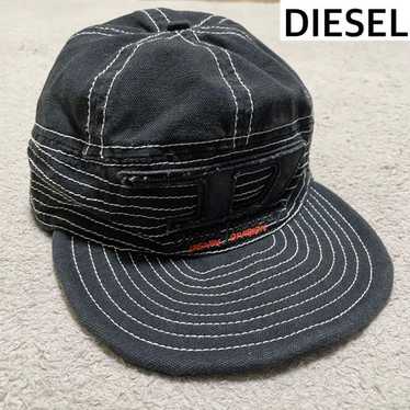 帽子 DIESEL Men's Cap Denim Black A13271 Used Women's Baseball cap in coated denim | Black | Diesel