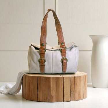 vintage coach old ✨ ivory White bag Vintage coach ivory cream - Gem