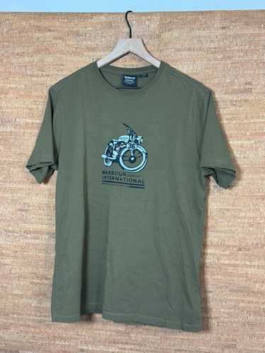 Tシャツ・カットソー Barbour BARBOUR X ENGINEERED GARMENTS T-SHIRT Barbour x Engineered Garments Gray T-Shirt M Size | eBay