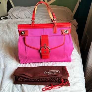 Vintage Coach Rare Pink Bag - Gem