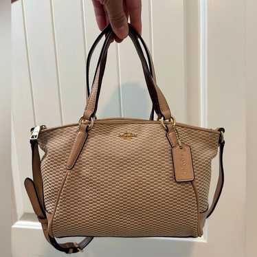 即発★COACH/コーチMini Kelsey In Pebble Leather Satchel Coach pebble leather mini kelsey shop