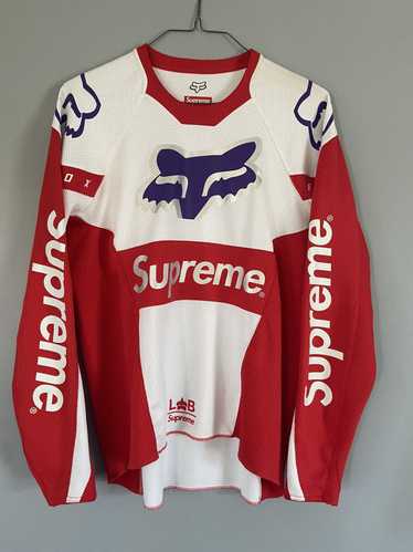Supreme × FOX RACING Moto Jersey Red S Buy Supreme x Fox Racing Moto Jersey Top 'Red' - SS18KN58