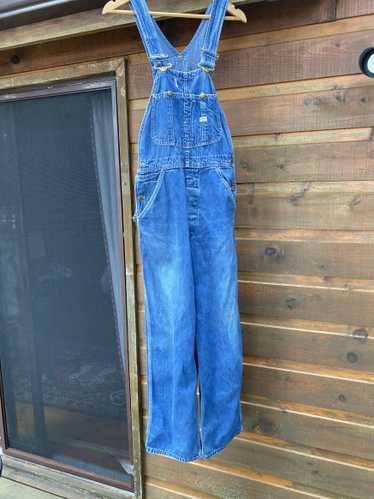 パンツ 1970s Lee Overall Size 36 Vintage 70s Lee Overalls Mens Waist 36 Hickory Stripe Bibs