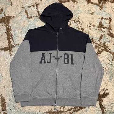ジャケット・アウター 00s emporio armani leather hoodie y2k Armani