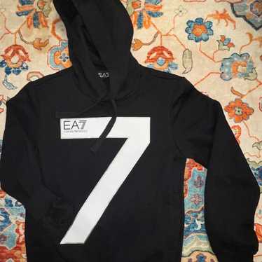 【EMPORIO ARMANI】 Men's Lettering Hoodie ★ Over Fit $_57.JPG?set_id=8800005007