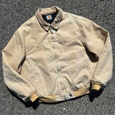 80s USA製　Carhartt Santa Fe jacket 1993 STÜSSY x Carhartt Santa Fe Jacket 🤌🤌🤌 #OG #Grail