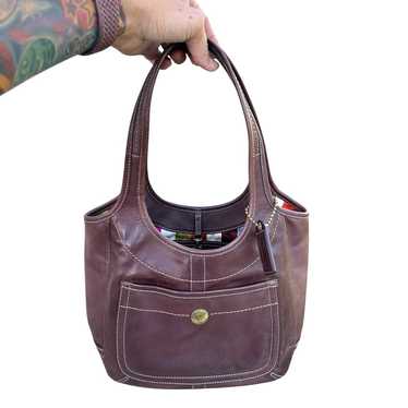 バッグ Coach Pabbled Leather XL Ergo Tote Purse Coach Pabbled Leather XL Ergo Tote Purse Legacy Vintage