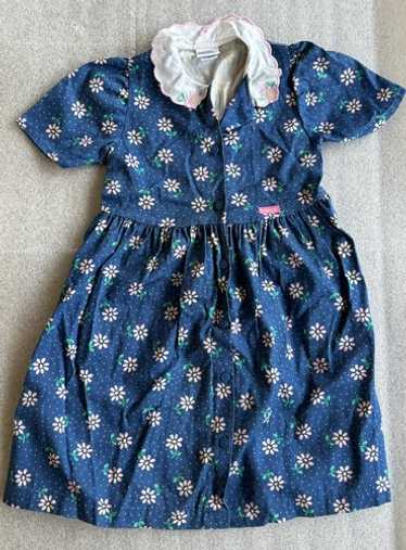 ワンピース vintage oshkosh bear print dress 2T Vintage oshkosh girls dress - Gem