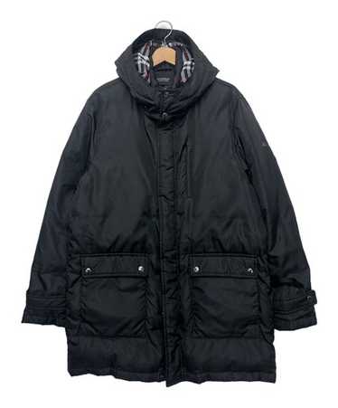 BURBERRY BLACKLABEL　黒　ウール系シングルコート／状態良好 BURBERRY BLACK LABEL トレンチコート M くろ 黒