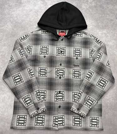 Supreme shadow plaid shirt/shadow - Gem