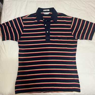 トップス 90s Christian Dior knit polo shirt M 90s Dior Knit Polo Shirt Border Men's M Short Sleeve Vintage